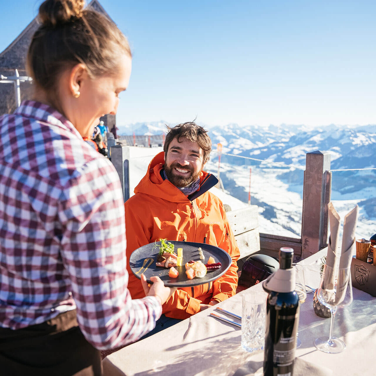 Gipelalm Hohe Salve Terrasse