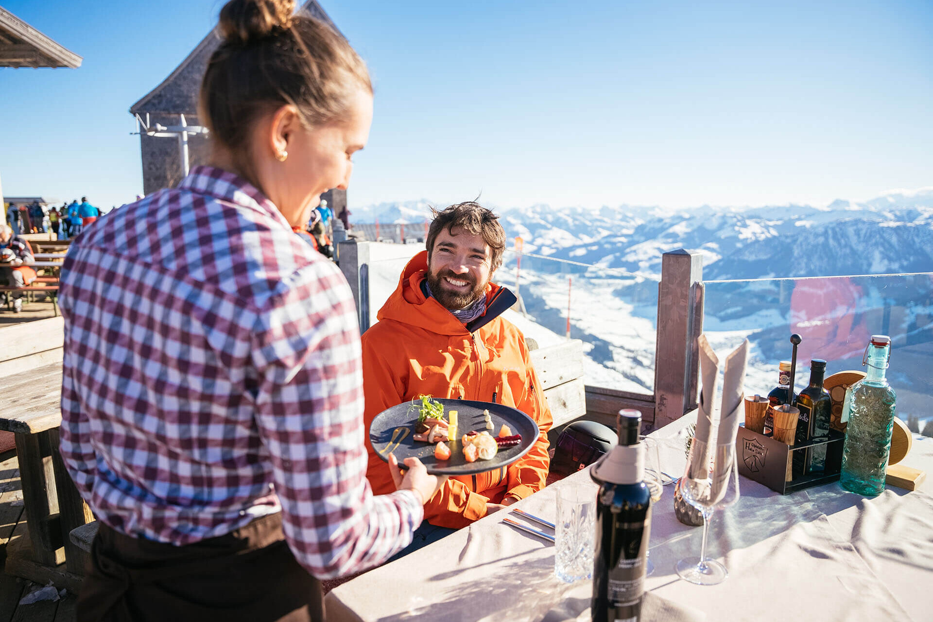 Gipelalm Hohe Salve Terrasse